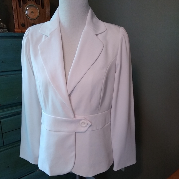 Lineadonna essentials white blazer - Picture 1 of 5